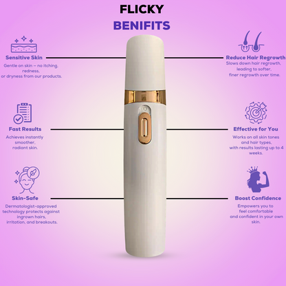 Flicky - Facial Hair Remover - 50% OFF!